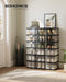 Foldable Shoe Boxes, 6-Tier for 18 Pack, Fit up to US size 13