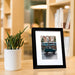 8x10 Picture Frame Black Set of 6, Display Pictures 5x7 with Mat or 8x10 Without Mat for Wall Mounting or TableTop