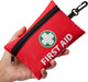 Mini First Aid Kit, 110 Piece Small First Aid Kit - Includes Emergency Foil Blanket, Scissors for Travel, Home, Office, 