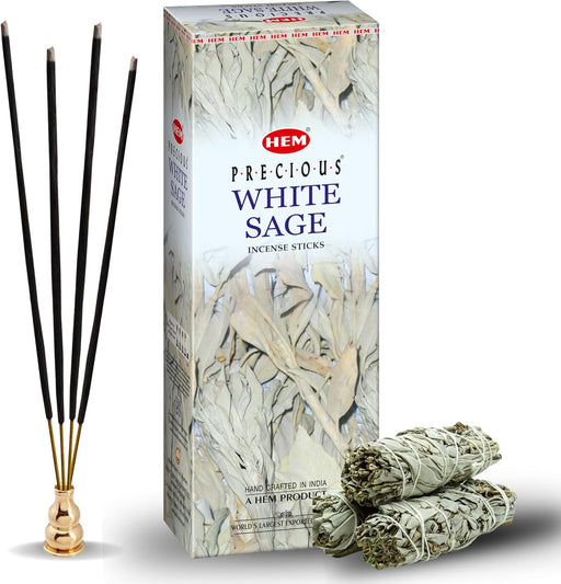 White Sage Incense Sticks - 100 Count | Natural Air Purifying Aromatherapy | Calming and Cleansing Fragrance | Perfect f