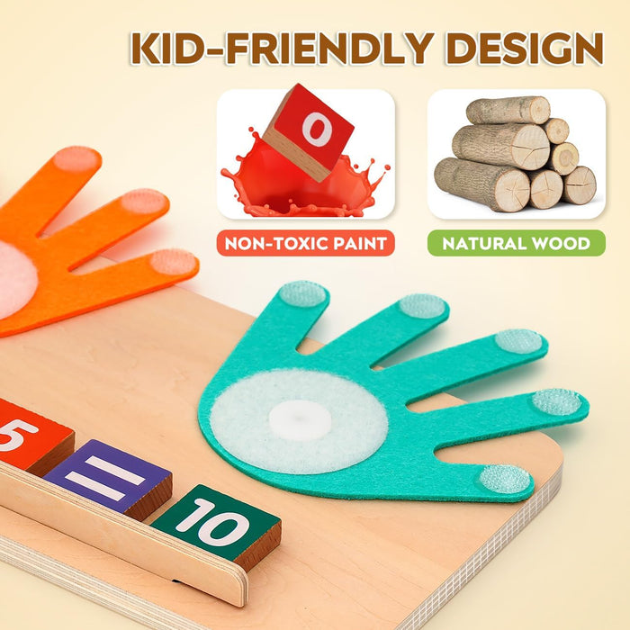 Preschool Math Manipulatives Learning Toys for Toddlers 2-4