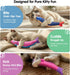 Cat Toys with [5000 mg A+Natural Catnip & Silvervine] Kicker Fun