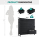 9 Drawer Black Dresser for Bedroom, Closet Organizer Storage Tower