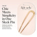 French Hair Pins for Women | Secure Hold All Day - Gold, 1pc