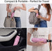 Compact Travel Umbrella Small Windproof Auto Open Close for UV Sun Protection UPF 50+ and Rain Fits Backpack Purse & Sui