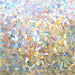 Rainbow Window Privacy Film, Stained Glass Cling, 17.5" x 78.7"
