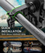 Bike Phone Holder Mount, Secure Handlebar Phone Mount Holder for Bike and Motorcycle, Suitable for iPhone and 4.5-6.8" S