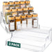 Clear Acrylic 3-Tier Spice Rack, Cabinet Pantry Organizer
