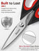 Kitchen Scissors Shears All Purpose Heavy Duty, Protective Sheath