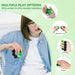 8-Pack Silicone Magnetic Sensory Fidget Balls, Black & Green