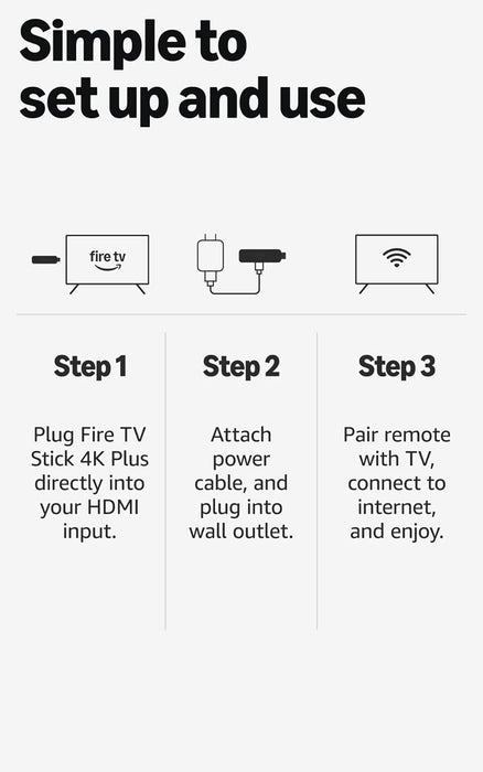Fire TV Stick 4K Plus (newest model) with AI-powered Fire TV Search, Wi-Fi 6, stream hundreds of thousands of movies and shows, free & live TV, find shows faster with Alexa+