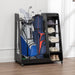 Two-Bag Wooden Golf Storage Rack