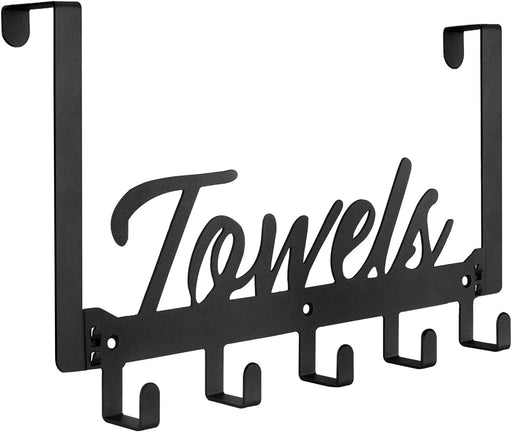 Over The Door Hooks, Towel Rack Towel Hooks for Bathroom, Towel Holder for Hanging Heavy Duty, Door Rack Over Door Hange