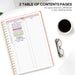 Meeting Notebook for Work, Meeting Planner, 6.9" X 9.9", 160 Pages
