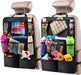 Backseat Car Organizer, Kick Mats Back Seat Protector with Touch Screen Tablet Holder, Back Seat Organizer for Kids, Travel Accessories with 9 Storage Pockets 2 Pack, Black