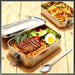 4Pcs Stainless Steel Bento Lunch Box, Metal Food Containers, 1400ml