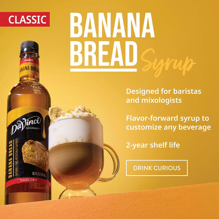 Banana Bread Syrup, 25.4 Fluid Ounces (Pack of 1)