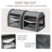 Two-Compartment Soft Pet Carrier