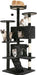| 54" Cat Tree Tower | Dark Gray | Multi-Level Indoor Activity Center