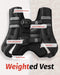 Weighted Vest, 6lb/8lb/12lb/16lb/20lb/25lb/30lb Weight Vest with Reflective Stripe for Workout, Strength Training, Runni