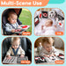 Black and White Baby Toys Tummy Time Mirror High Contrast Book Flash Card
