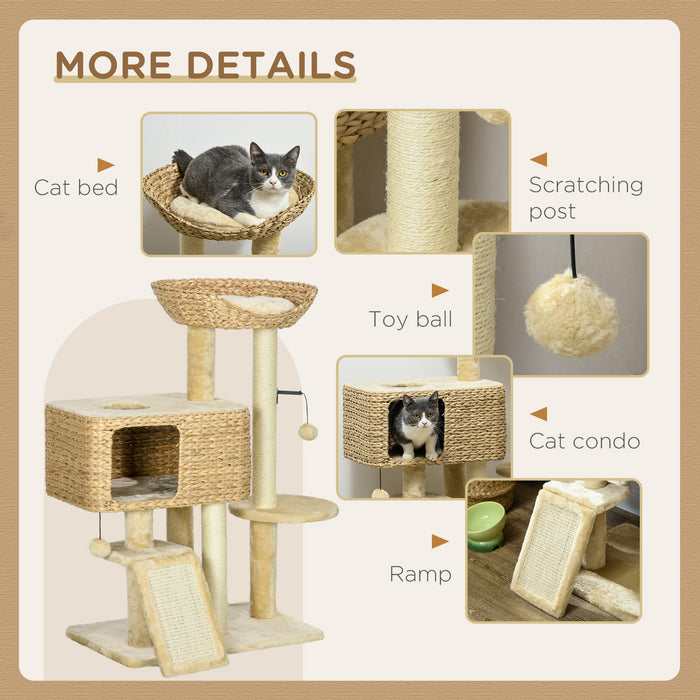 Indoor Cat Tower with Scratching Posts