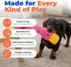 Interactive Squeaky Dog Toy - Crinkle Duck, Pink