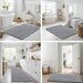 Bathroom Rugs 30X20, Extra Soft Rubber Backing Chenille Bath Mats