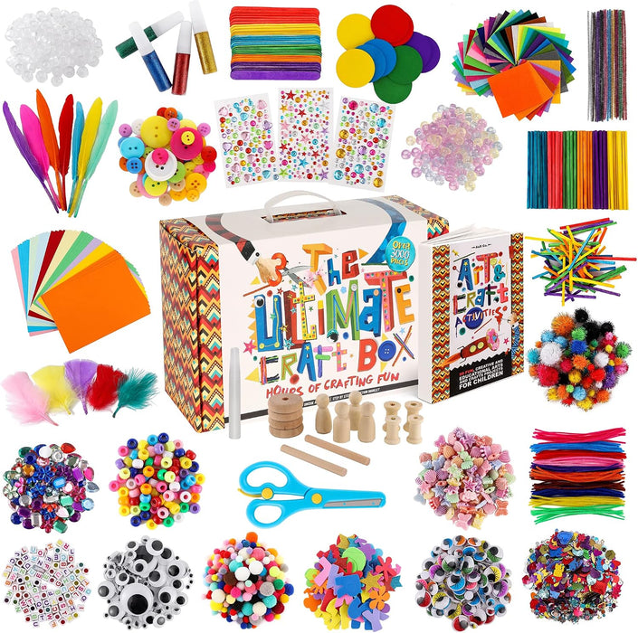 3000+ Pcs Arts and Crafts Supplies for Kids Ages 3-12 - Ultimate Craft Kit
