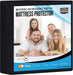 Waterproof Mattress Protector Twin Size, Premium Terry Mattress Cover 200 GSM, Breathable, Fitted Style with Stretchable Pockets (White)