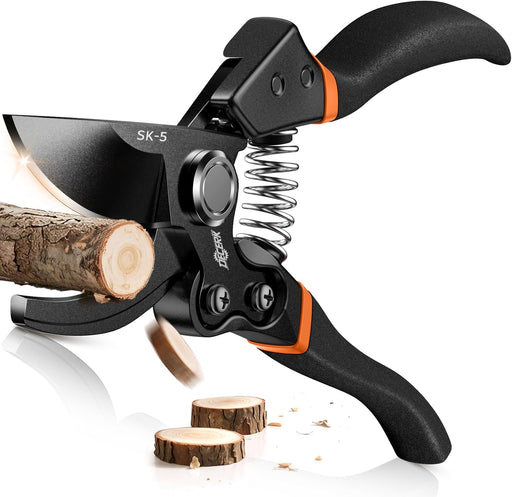 ® 8.5" Professional Pruning Shears, Effortlessly Prunes 3/4" Branches