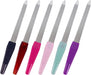 Metal Nail File (6 Pcs), Nail Files for Natural Nails Made of Stainless Steel, Sword Fingernail Files with Sharp Pointed