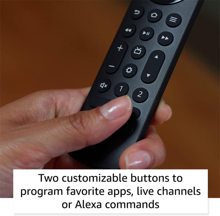 Fire TV Alexa Voice Remote Pro (newest model) with remote finder, TV controls, and backlit buttons