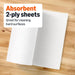 2-Ply Flex-Sheets Paper Towels, 12 Basics Rolls = 40 Regular Rolls, Everyday Value with 150 Sheets per Roll, Packaging May Vary