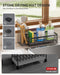 Sponge Holder for Kitchen Sink, Sink Caddy with Stone Drying Mat