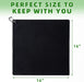 3 Pack Golf Towels(16" X 16") with Carabiner Clip
