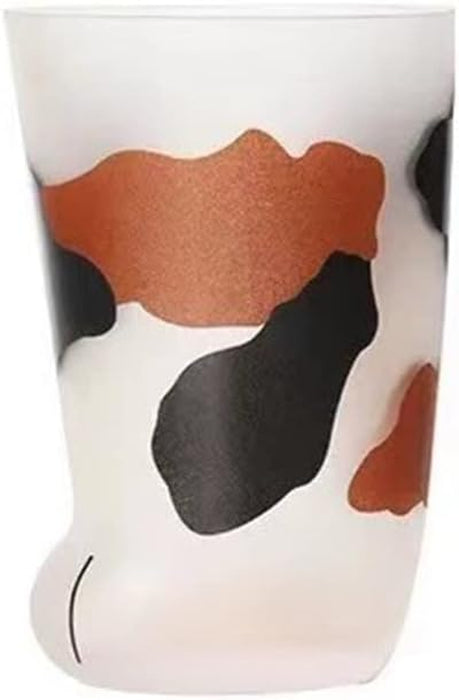 Cat Claw Glass, Beer or Drink Cup, Milk, Juice, Frosting Process (Stripe)