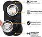 Pet Dog Bowls 2 Stainless Steel Dog Bowl with No Spill Non-Skid Silicone Mat + Pet Food Scoop Water and Food Feeder Bowl
