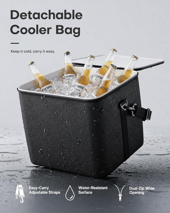 Trunk Organizer, Sturdy Foldable with Cooler for Car, Sudan & SUV