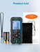 Laser Measuring Tool 165 Feet,  Portable Laser Measure, Digital Distance Measurement with 2 Bubble Levels, Laser Tape Measure with 5 Units Conversion