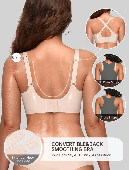 Women Value Series Jelly Bras Wireless Pushup Convertible Bra