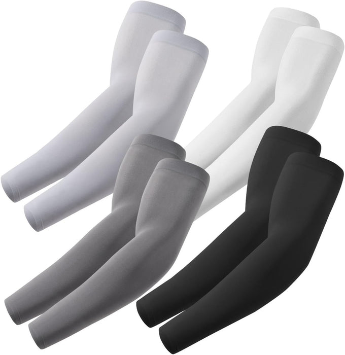 Arm Sleeves Cooling UV Sun Protection Sport Compression for Men Women