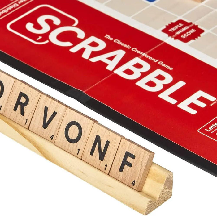 Scrabble Board Game, Classic Word Games for Kids Ages 8 and Up, Fun Family Game for 2-4 Players, The Classic Crossword Game