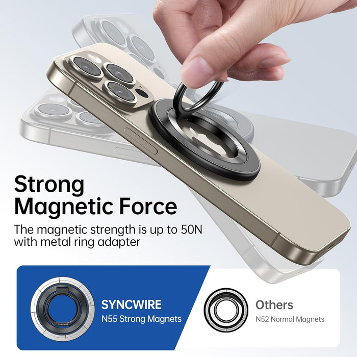 for MagSafe Phone Grip, Magnetic Phone Ring Holder Stand Kickstand