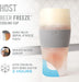 Freeze Beer Glasses, Freezable Beer Gifts for Men, Double Wall Insulated Pint Set, Tumbler for Cold Drinks, 16, Set of 2