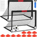 Kids Soccer Goals for Backyard Set of 2,Soccer Training Equipment