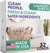 Laundry Detergent Sheets - Laundry Soap - Ultra Concentrated, Recyclable Packaging, Stain Fighting - Fresh Scent, 32 Pack