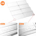 Clear Spice Drawer Organizer, 4 Tier- 2 Set (8 Packs)