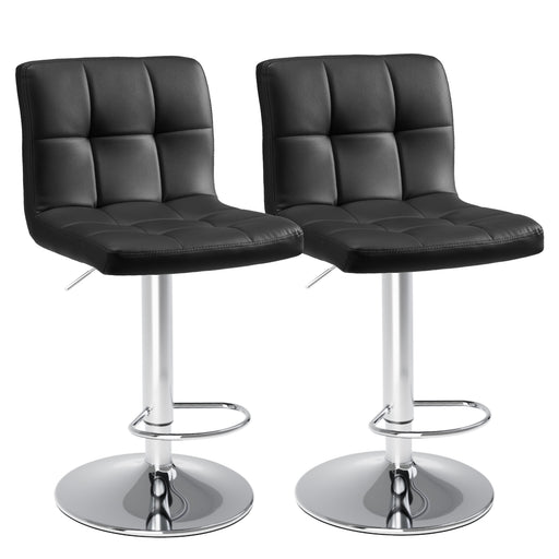 Square Cushion Bar Stool with Backrest