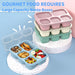 Bento Box Adult Lunch Box - 4 Pack, 5 - Compartment Meal Prep Container for Kids, Reusable Food Storage Snack Containers